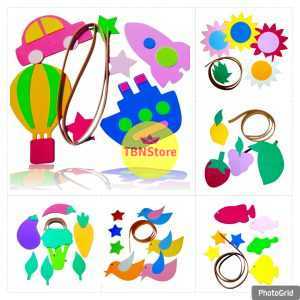 bahan hiasan gantungan jendela & ruangan – dekorasi edukatif kelas paud, tk, sd, dan ruang belajar anak 🎨✨